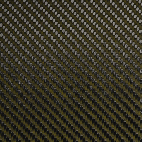 Woven Green Camo dyed Fiberglass/Carbon Fiber Hybrid with Semi-Gloss finish