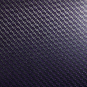 Woven Amethyst dyed Fiberglass/Carbon Fiber Hybrid with Gloss finish